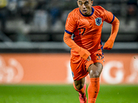 Netherlands player Myron van Brederode participates in the match between Netherlands U21 and Sweden U21 at the Goffertstadion for the Qualif...