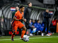 Netherlands player Million Manhoef participates in the match between Netherlands U21 and Sweden U21 at the Goffertstadion for the Qualificat...