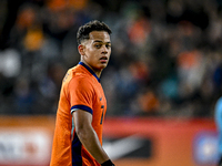 Netherlands player Million Manhoef participates in the match between Netherlands U21 and Sweden U21 at the Goffertstadion for the Qualificat...