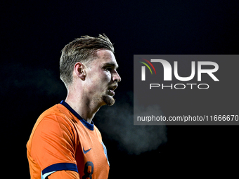 Netherlands player Kenneth Taylor participates in the match between Netherlands U21 and Sweden U21 at the Goffertstadion for the Qualificati...