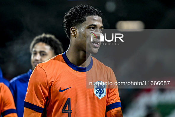 Netherlands player Ryan Flamingo participates in the match between Netherlands U21 and Sweden U21 at the Goffertstadion for the Qualificatio...