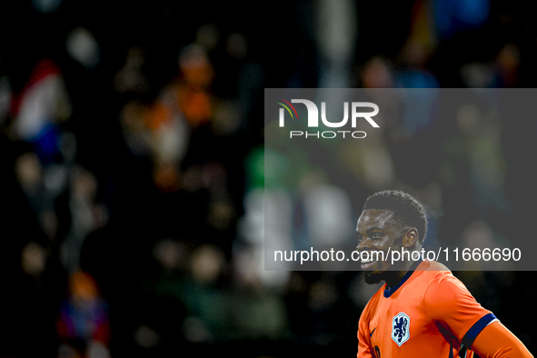 Netherlands player Noah Ohio participates in the match between Netherlands U21 and Sweden U21 at the Goffertstadion for the Qualification EK...