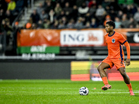 Netherlands player Ryan Flamingo participates in the match between Netherlands U21 and Sweden U21 at the Goffertstadion for the Qualificatio...