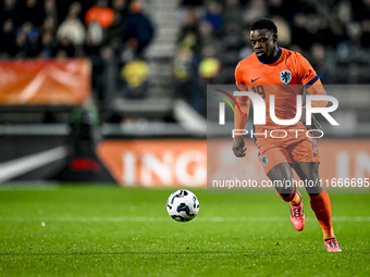 Netherlands player Noah Ohio participates in the match between Netherlands U21 and Sweden U21 at the Goffertstadion for the Qualification EK...