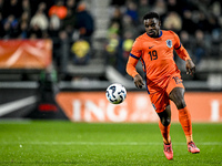 Netherlands player Noah Ohio participates in the match between Netherlands U21 and Sweden U21 at the Goffertstadion for the Qualification EK...