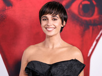 Naomi Scott arrives at the Global Premiere Of Paramount Pictures' 'Smile 2' held at Paramount Pictures Studios on October 14, 2024 in Hollyw...