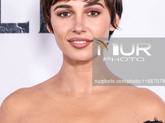 Naomi Scott arrives at the Global Premiere Of Paramount Pictures' 'Smile 2' held at Paramount Pictures Studios on October 14, 2024 in Hollyw...