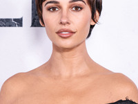 Naomi Scott arrives at the Global Premiere Of Paramount Pictures' 'Smile 2' held at Paramount Pictures Studios on October 14, 2024 in Hollyw...