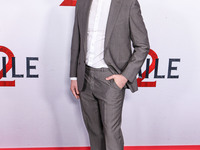 Parker Finn arrives at the Global Premiere Of Paramount Pictures' 'Smile 2' held at Paramount Pictures Studios on October 14, 2024 in Hollyw...