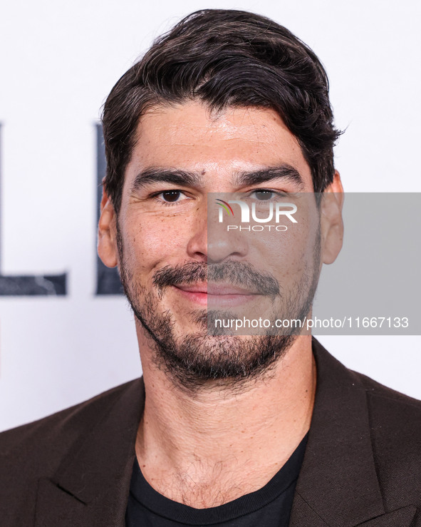 Raul Castillo arrives at the Global Premiere Of Paramount Pictures' 'Smile 2' held at Paramount Pictures Studios on October 14, 2024 in Holl...