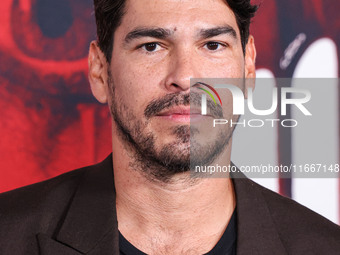 Raul Castillo arrives at the Global Premiere Of Paramount Pictures' 'Smile 2' held at Paramount Pictures Studios on October 14, 2024 in Holl...