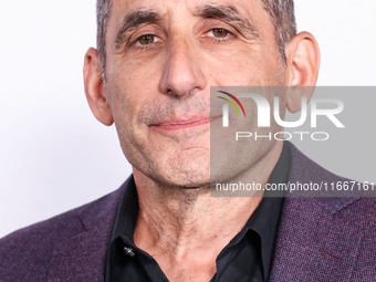 Peter Jacobson arrives at the Global Premiere Of Paramount Pictures' 'Smile 2' held at Paramount Pictures Studios on October 14, 2024 in Hol...