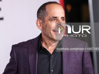 Peter Jacobson arrives at the Global Premiere Of Paramount Pictures' 'Smile 2' held at Paramount Pictures Studios on October 14, 2024 in Hol...