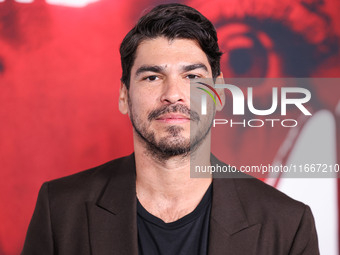 Raul Castillo arrives at the Global Premiere Of Paramount Pictures' 'Smile 2' held at Paramount Pictures Studios on October 14, 2024 in Holl...