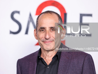 Peter Jacobson arrives at the Global Premiere Of Paramount Pictures' 'Smile 2' held at Paramount Pictures Studios on October 14, 2024 in Hol...