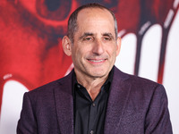 Peter Jacobson arrives at the Global Premiere Of Paramount Pictures' 'Smile 2' held at Paramount Pictures Studios on October 14, 2024 in Hol...