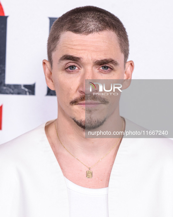 Kyle Gallner arrives at the Global Premiere Of Paramount Pictures' 'Smile 2' held at Paramount Pictures Studios on October 14, 2024 in Holly...