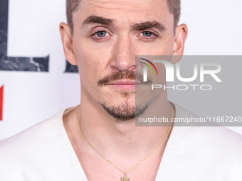 Kyle Gallner arrives at the Global Premiere Of Paramount Pictures' 'Smile 2' held at Paramount Pictures Studios on October 14, 2024 in Holly...