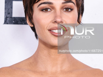 Naomi Scott arrives at the Global Premiere Of Paramount Pictures' 'Smile 2' held at Paramount Pictures Studios on October 14, 2024 in Hollyw...