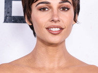 Naomi Scott arrives at the Global Premiere Of Paramount Pictures' 'Smile 2' held at Paramount Pictures Studios on October 14, 2024 in Hollyw...