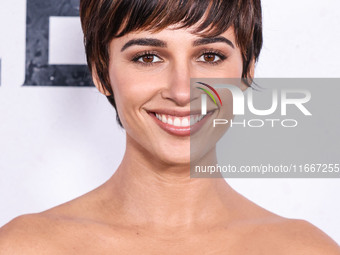 Naomi Scott arrives at the Global Premiere Of Paramount Pictures' 'Smile 2' held at Paramount Pictures Studios on October 14, 2024 in Hollyw...