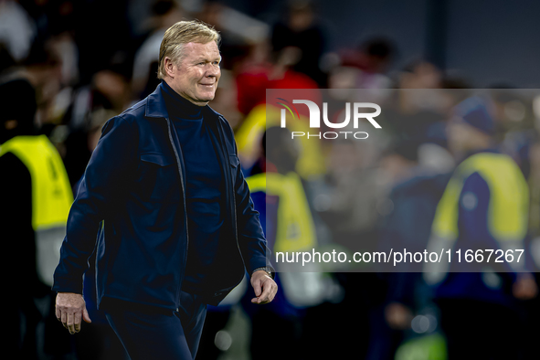 Netherlands trainer Ronald Koeman is present during the match between Germany and the Netherlands at the Allianz Arena for the UEFA Nations...