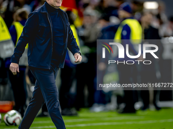 Netherlands trainer Ronald Koeman is present during the match between Germany and the Netherlands at the Allianz Arena for the UEFA Nations...