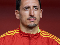 Mikel Oyarzabal of Spain looks on before the UEFA Nations League 2024/25 League A Group A4 game between Spain and Denmark at Enrique Roca st...