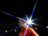 Vivian of Spain looks on before the UEFA Nations League 2024/25 League A Group A4 game between Spain and Denmark at Enrique Roca Stadium in...