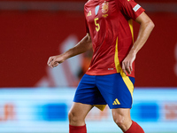 Vivian of Spain plays during the UEFA Nations League 2024/25 League A Group A4 game between Spain and Denmark at Enrique Roca Stadium in Mur...