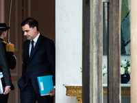 Laurent Saint-Martin, Minister attached to the Prime Minister responsible for the Budget and Public Accounts, is at the Elysee Palace for th...