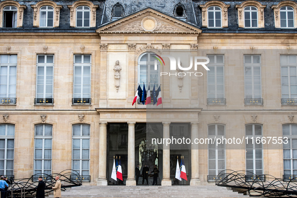 The Elysee Palace is in Paris, France, on October 15, 2024. 