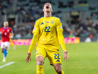 Mykola Matviyenko is playing during the  UEFA Nations League 2024 League B Group B1 match between Ukraine and Czechia , at the Tarczynski Ar...