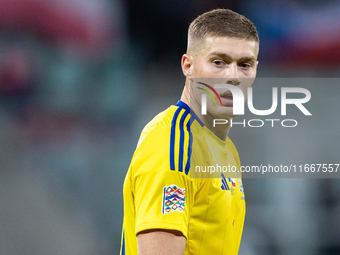 Artem Dovbyk is playing during the  UEFA Nations League 2024 League B Group B1 match between Ukraine and Czechia , at the Tarczynski Arena W...