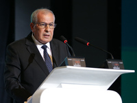 Rachid Hachichi, Chairman and CEO of SONATRACH, attends the opening of the 12th edition of the ''Africa & Mediterranean Energy & Hydrogen Ex...