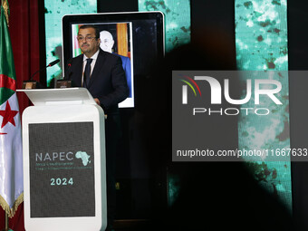 Mohamed Arkab, Algerian Minister of Energy, attends the opening of the 12th edition of the ''Africa & Mediterranean Energy & Hydrogen Exhibi...