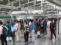 Passengers are able to board the metro rail from the Mirpur-10 station in Dhaka, Bangladesh, on October 15, 2024. The Dhaka Mirpur-10 metro...