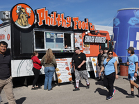 A food truck is present during the 180th annual Markham Fall Fair in Markham, Ontario, Canada, on October 5, 2024. (