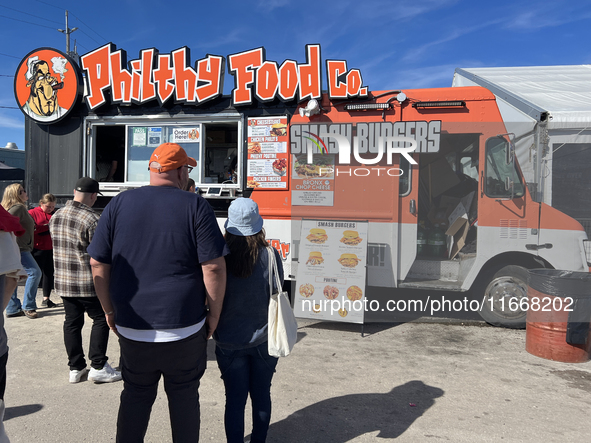 A food truck is present during the 180th annual Markham Fall Fair in Markham, Ontario, Canada, on October 5, 2024. 