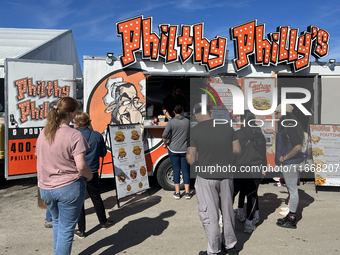 A food truck is present during the 180th annual Markham Fall Fair in Markham, Ontario, Canada, on October 5, 2024. (