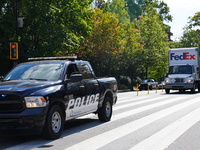 Pandas arrive at the National Zoo in Washington, DC, on October 15, 2024. The pandas, named Bao Li and Qing Bao, live in DC for the next 10...