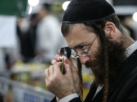 Jewish Clerics Carefully Inspect The Citron, A Fruit From The Lemon Tree And One Of The ''four Kinds'' As Mentioned In Leviticus 23:40, Near...