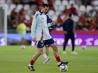 Fabian Ruiz of Spain controls the ball during the UEFA Nations League 2024/25 League A Group A4 match between Spain and Serbia at Nuevo Arca...