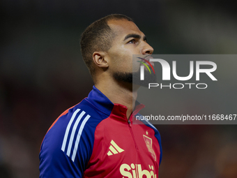 Robert Sanchez of Spain is in action during the UEFA Nations League 2024/25 League A Group A4 match between Spain and Serbia at Nuevo Arcang...