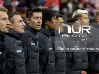 Robert Lewandowski  during UEFA Nations League match Poland vs Croatia in Warsaw Poland on 15 October 2024. (