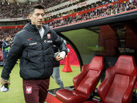 Robert Lewandowski  during UEFA Nations League match Poland vs Croatia in Warsaw Poland on 15 October 2024. (