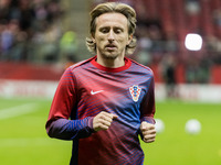 Luka Modric  during UEFA Nations League match Poland vs Croatia in Warsaw Poland on 15 October 2024. (