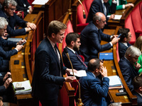 Charles Rodwell, MP for the centrist party Together for the Republic, addresses Parliament as he discusses the controversial dossier concern...