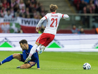 Ivan Perisic , Nicola Zalewski  during UEFA Nations League match Poland vs Croatia in Warsaw Poland on 15 October 2024. (