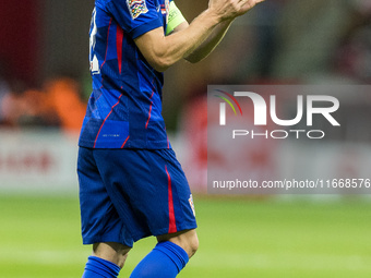 Luka Modric  during UEFA Nations League match Poland vs Croatia in Warsaw Poland on 15 October 2024. (